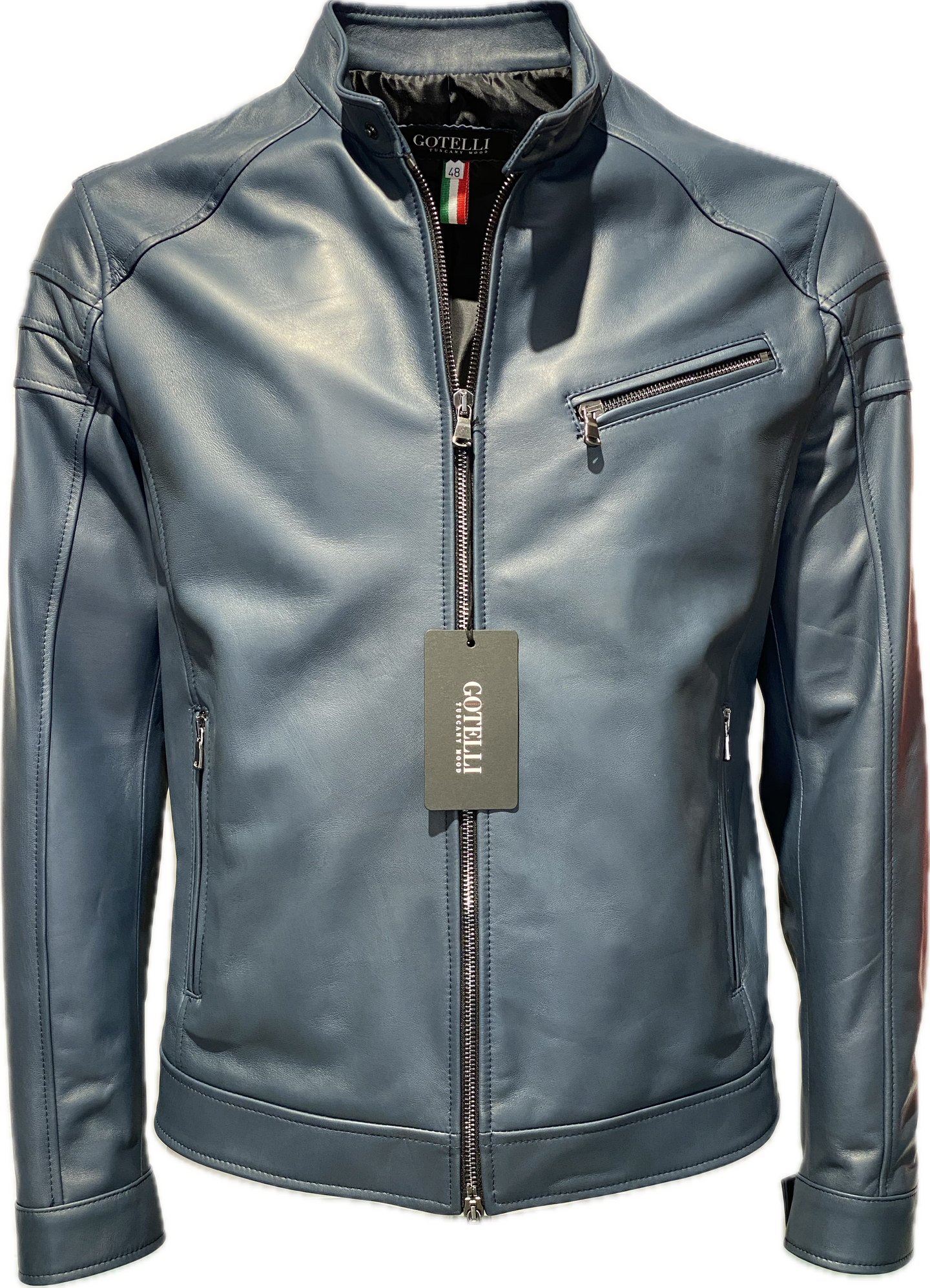 giacca in vera pelle