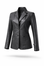 Load image into Gallery viewer, Blazer nappa nera
